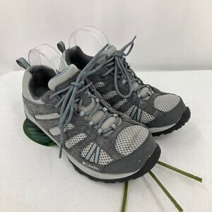 Columbia Gray Dakota Drifter Techlite Omni-Grip Low Lace Up Trail Hiking Shoes